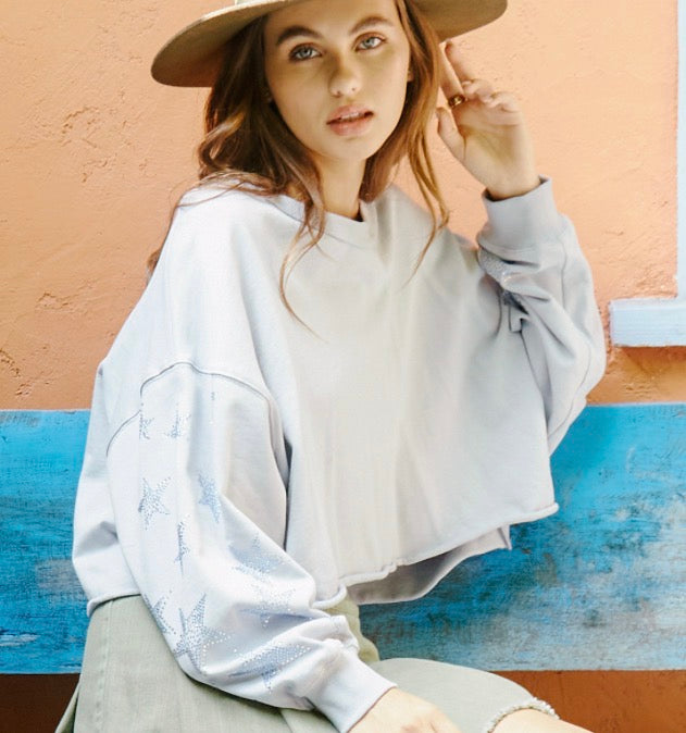 Peach Love Light Blue tops
