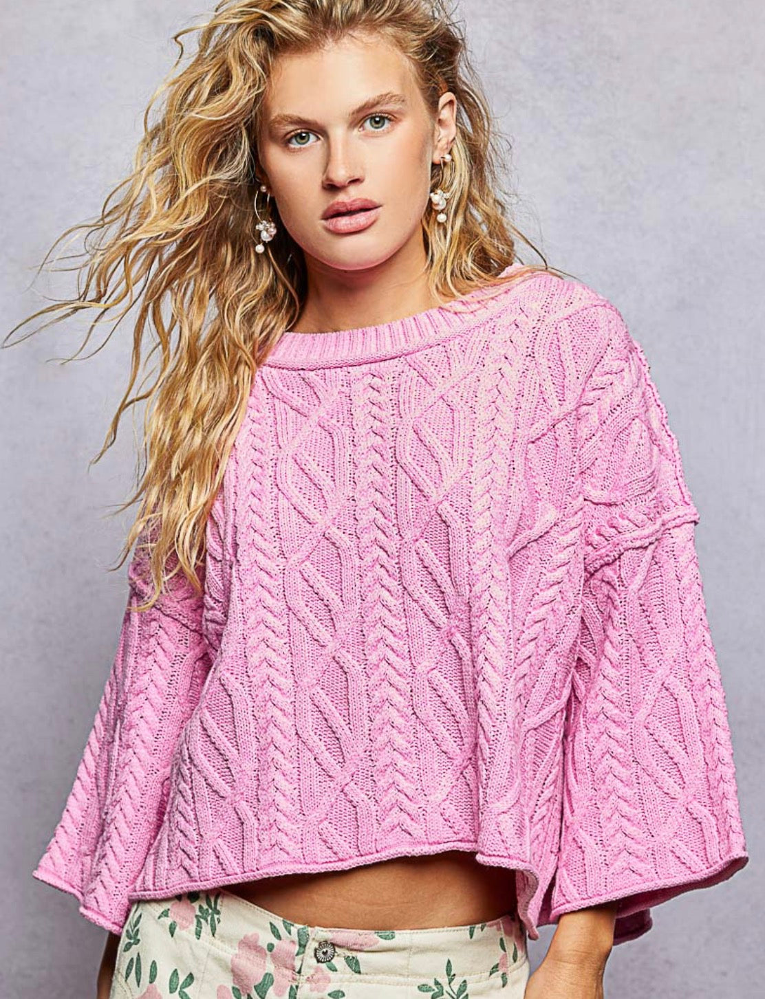 Cozy Cable Knit Top