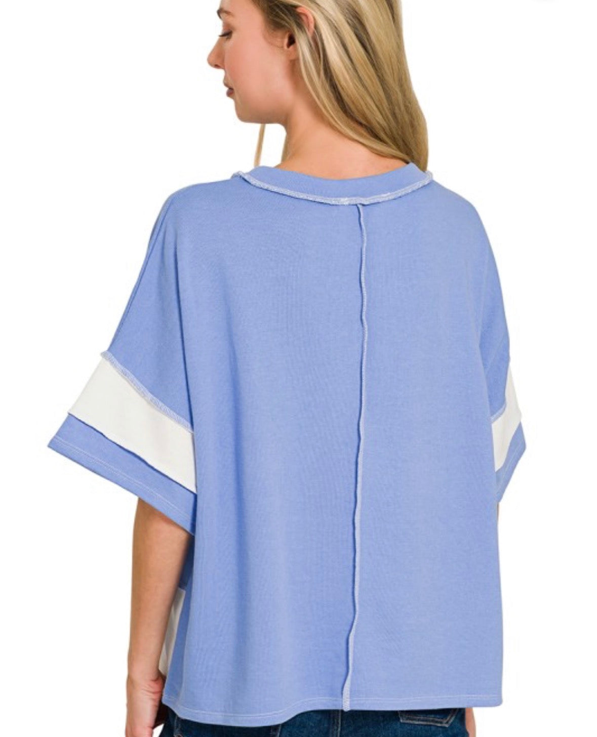 Blue Stripe Top