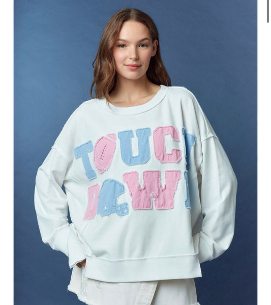 Touchdown Oversized Top