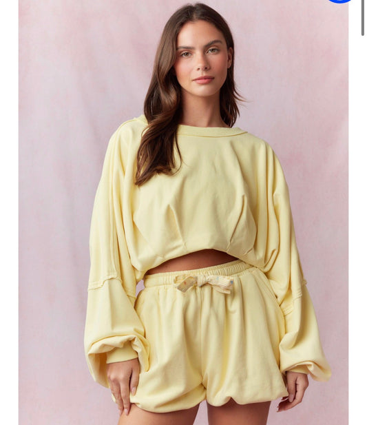 Lemon Bubble Shorts