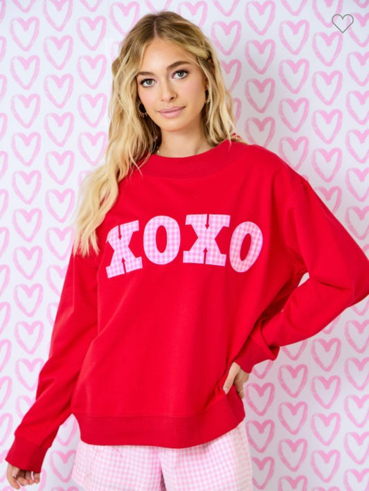XOXO Mockneck
