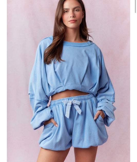 Blue Bubble Top