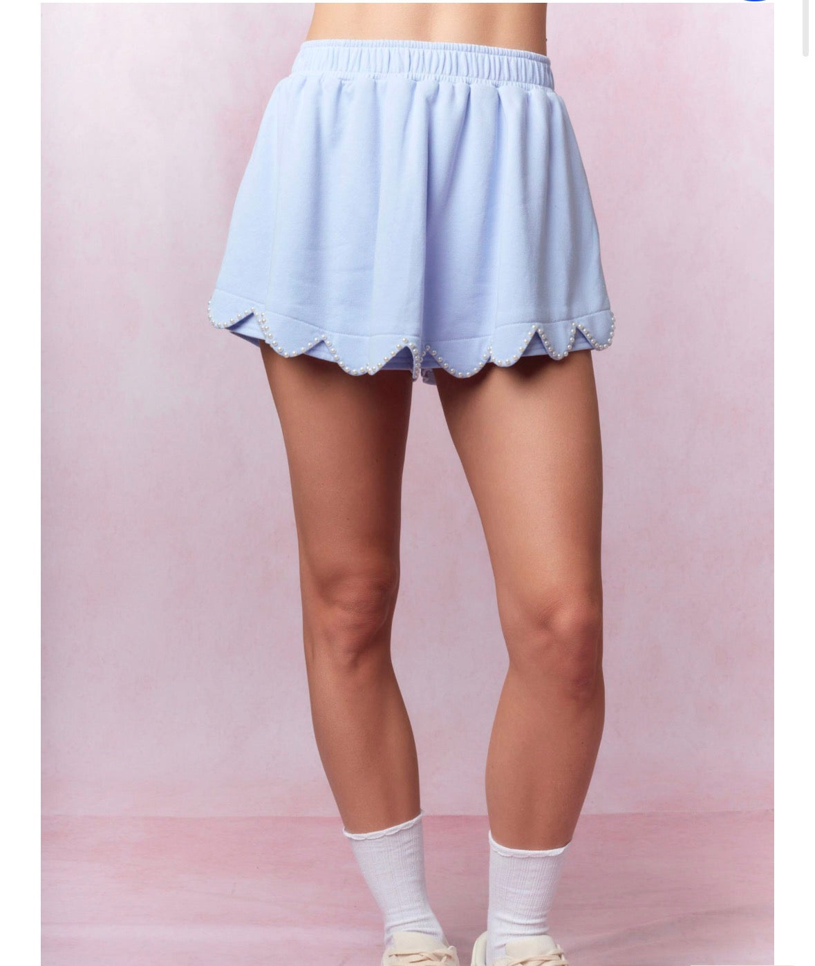 Blue Scallop Skort