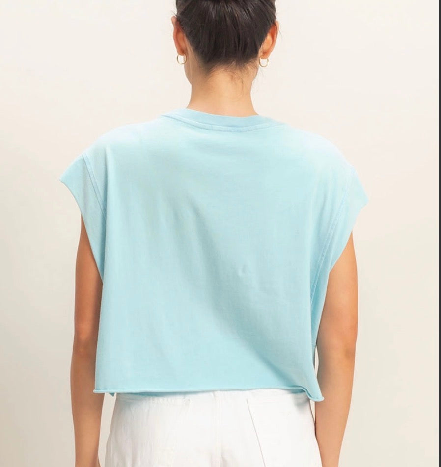 Sky Crop Top