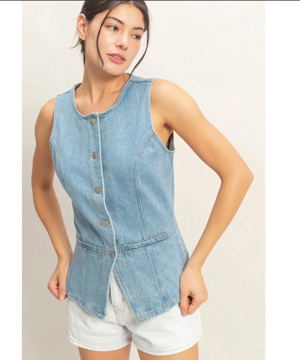 HYFVE Button Down Top x3