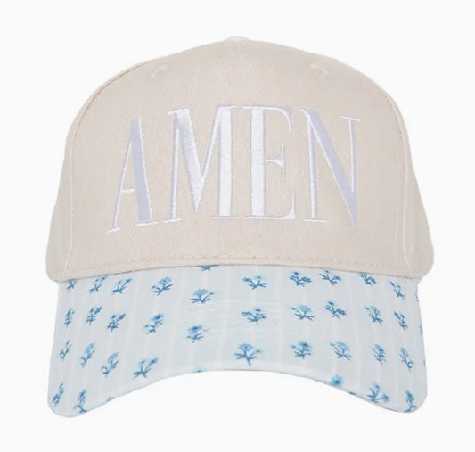 Amen Floral Hat